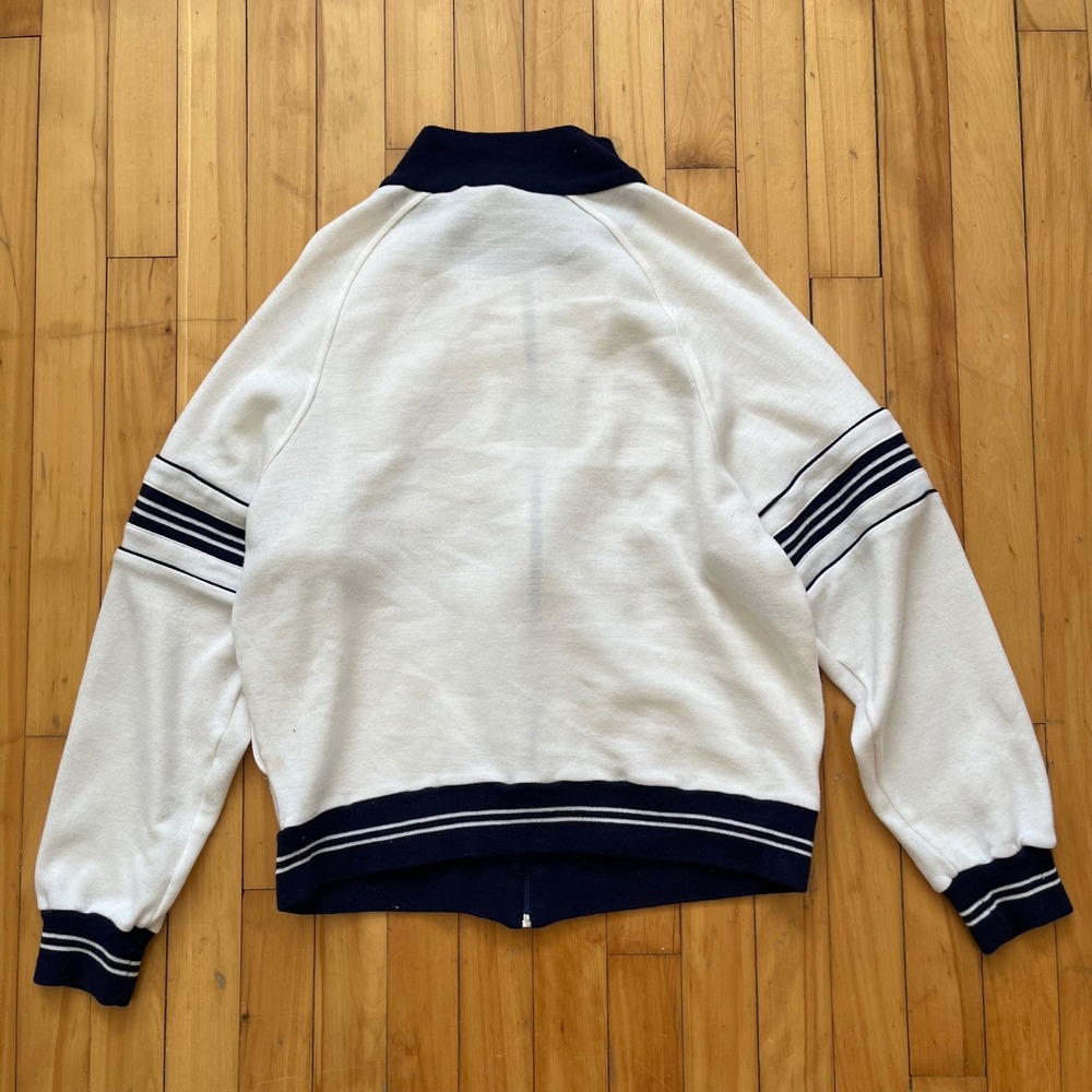 Dior White and Navy Zip-Up Performance Jacket - Picture 2 of 12